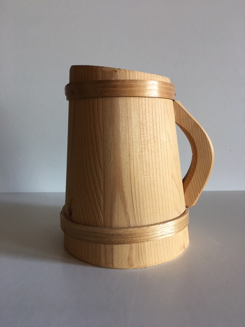 Holzkrug klein