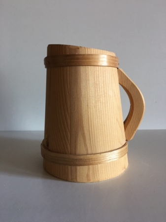 Holzkrug klein
