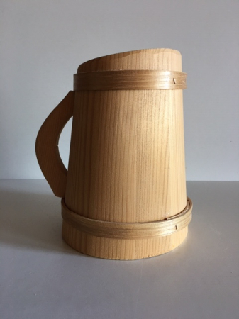 Holzkrug klein