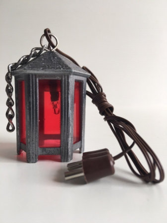 Zinnlaterne mit LED Birne