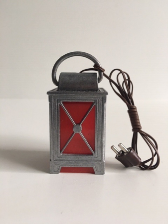 Zinnlaterne mit LED Birne