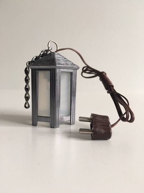 Zinnlaterne mit LED Birne