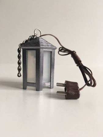 Zinnlaterne mit LED Birne
