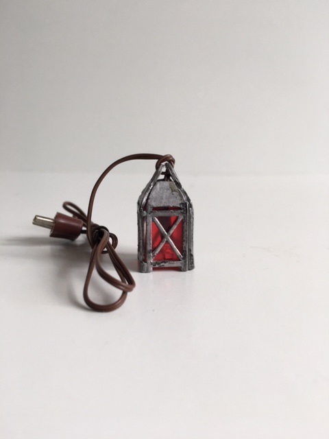 Zinnlaterne mit LED Birne