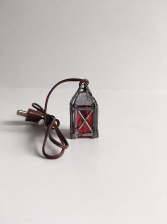 Zinnlaterne mit LED Birne
