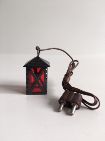Metalllaterne mit LED Birne