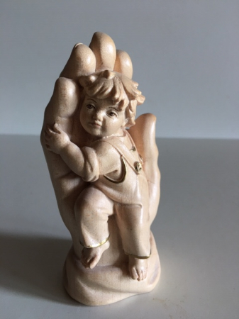 Schützende Hand Bub